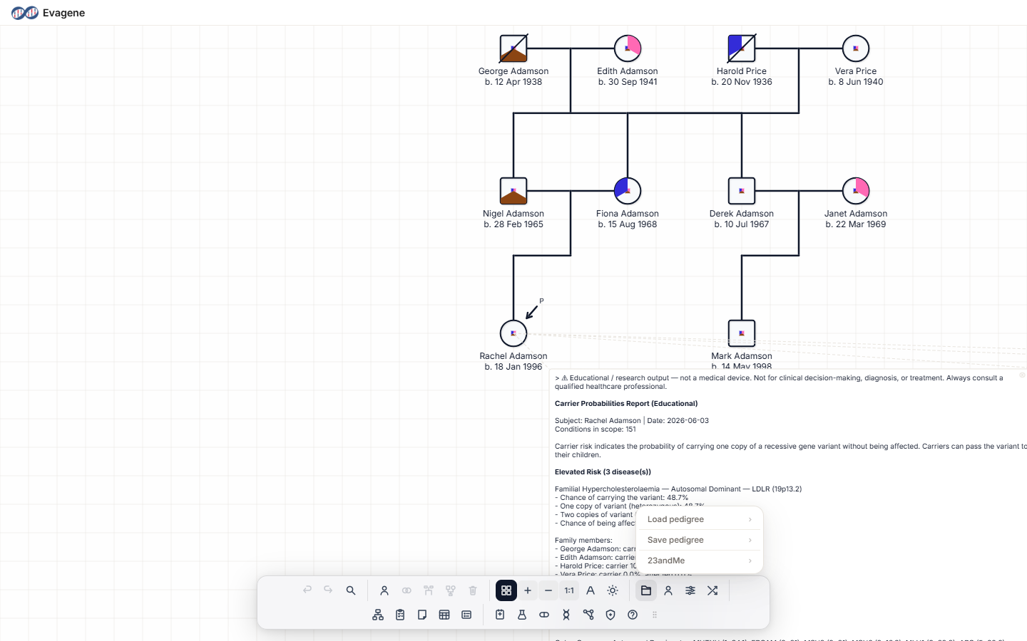 The File operations menu open in the editor.